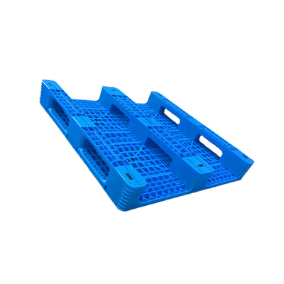 1100 x 1100 páletes plásticas 100% de Rackable do HDPE azul recicláveis para a fábrica do dispositivo médico