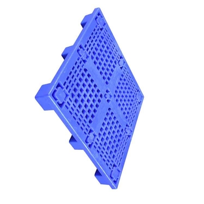 0.6T plásticos lisos da pálete 1000 x 1000 da fábrica do alimento 140 carga azul do HDPE x