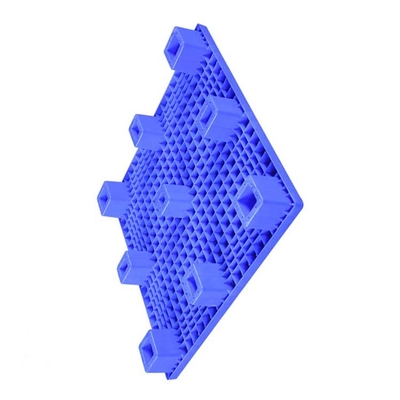 pálete lisa da injeção da carga 2000Kg material azul do HDPE de 100 x de 100 Cm