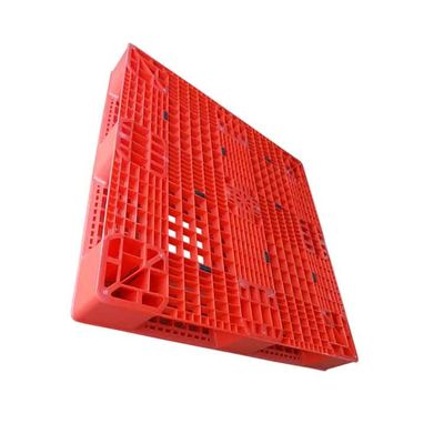HDPE vermelho de 1100 x 1100 páletes plásticas industriais