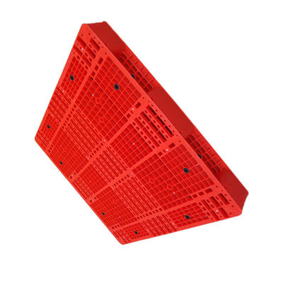Empilhadeira de quatro vias estática plástica vermelha da pálete 6000Kg do lado do dobro do PE 48X48