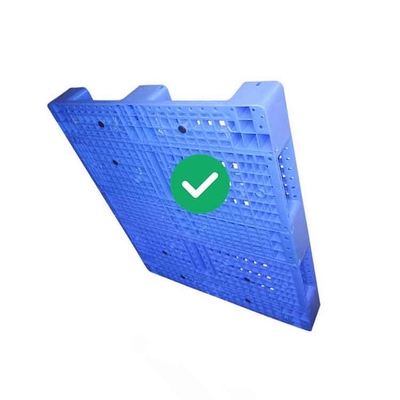 PE plástico Nestable das páletes 1300X1100 da carga 2T higiênica para a indústria alimentar