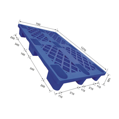 o HDPE plástico empilhável da pálete 1270x750 reciclou a estática 1500Kg