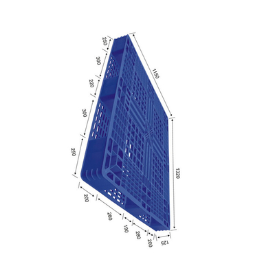 dinâmica plástica do armazém 1200Kg do HDPE das páletes da exportação 1320X1150