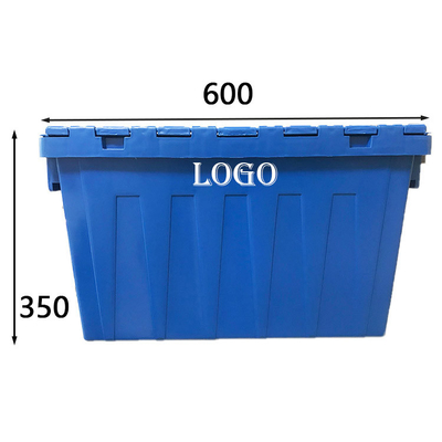 Materiais reciclados ambientais da caixa logística plástica da higiene do HDPE