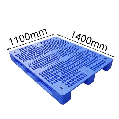 Dinâmica plástica Nestable do armazém 1500Kg das páletes 1400X1100 do HDPE