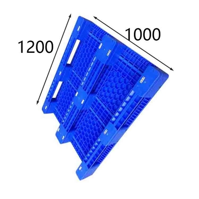 1200x1000 entrada plástica Nestable da maneira da pálete 4 1200 da cremalheira quilogramas de halogênio da carga não