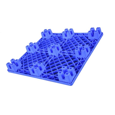 Páletes plásticas Nestable do HDPE azul carga 1100 x 1100 600Kg dinâmica para médico