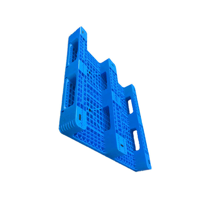 pálete plástica reciclável 43,3 x da carga 6000Kg estática HDPE 43,3 azul para a fábrica médica
