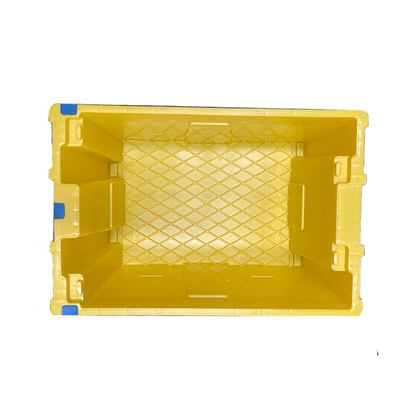 Caixa 100% durável 275mm resistente plástica móvel amarela da UE do X.400 X da caixa 600 do HDPE