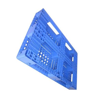 Corredores plásticos do GV seis da pálete 1200 x 800 do PE azul resistentes à corrosão