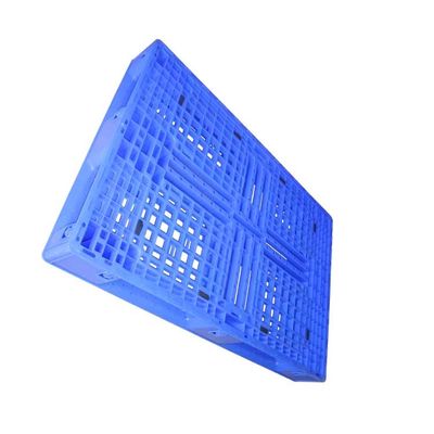 Corredores plásticos do GV seis da pálete 1200 x 800 do PE azul resistentes à corrosão