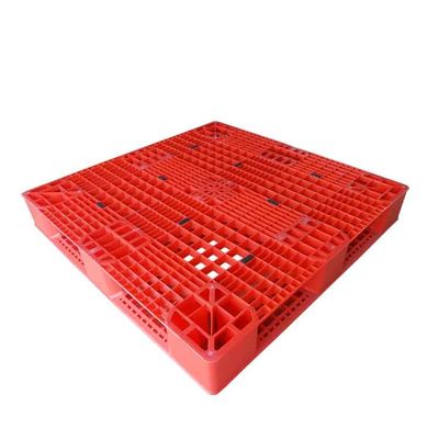 Pálete plástica plástica do armazenamento da pálete 110*110 do HDPE do GV dimensionalmente estável