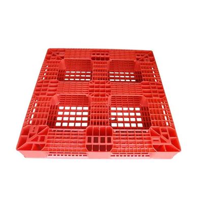 Pálete plástica plástica do armazenamento da pálete 110*110 do HDPE do GV dimensionalmente estável