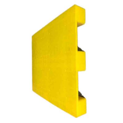 O plástico de polietileno reciclado do GV derrapa tipo amarelo do Euro da pálete 1200x1000