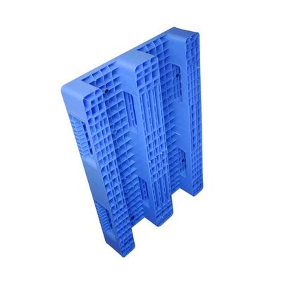 Páletes plásticas do Euro do HDPE 1200 x 800 grandes corredores plásticos da pálete três