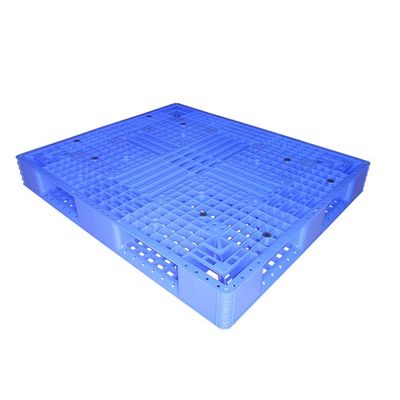 Pálete plástica 1000x1000 azul do armazém 3500Kg empilhável