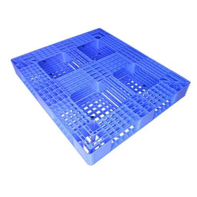 Pálete plástica 1000x1000 azul do armazém 3500Kg empilhável