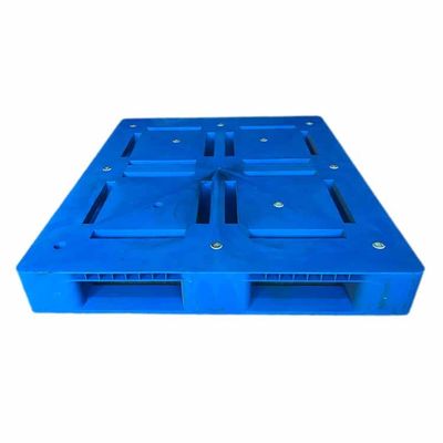Azul plástico 48*40IN das páletes da parte superior contínua do HDPE
