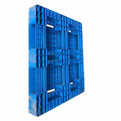 Azul plástico 48*40IN das páletes da parte superior contínua do HDPE