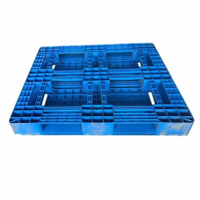Plano plástico reciclado 120*100cm plástico da metade da pálete do Euro das páletes da parte superior contínua do polipropileno