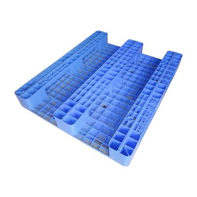 Páletes recicladas do EURO de Rackable das páletes 1200*1000 HDPE plástico superior contínuo