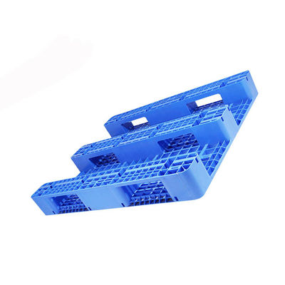 O HDPE FDA dos PP aprovou páletes plásticas Nestable para o armazenamento 3 corredores
