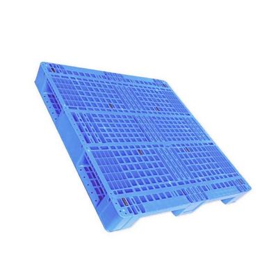 Pálete plástica do PE 43x43' 5511lbs azul empilhável resistente para o armazém