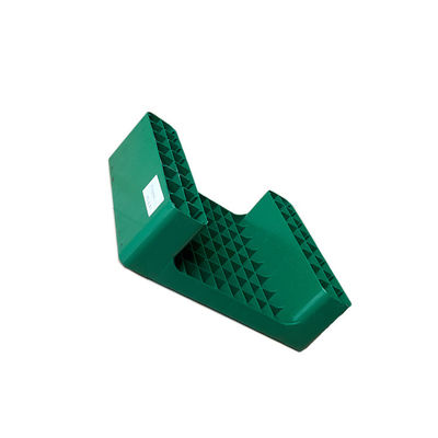 Pálete plástica empilhável verde do HDPE 450x350 para o porto do armazém