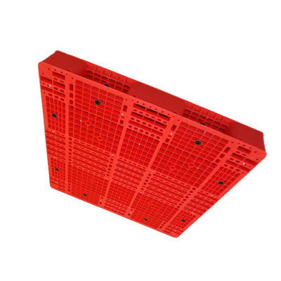 Empilhadeira de quatro vias estática plástica vermelha da pálete 6000Kg do lado do dobro do PE 48X48