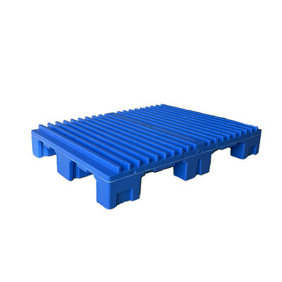 4000Kg estático empilhável modelagem por injeção o azul plástico do HDPE das páletes