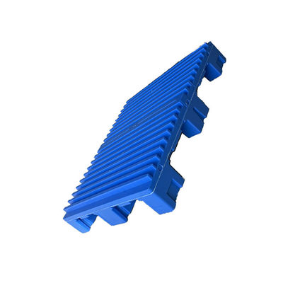 O azul resistente da pálete do PE de ASI 106X75 entalhou o logotipo 4000Kg feito sob encomenda