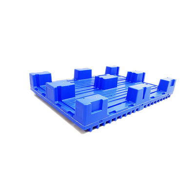 O azul resistente da pálete do PE de ASI 106X75 entalhou o logotipo 4000Kg feito sob encomenda