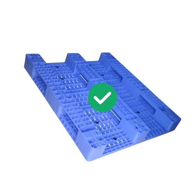 Carga ergonômica do PE 5000Kg da pálete 1300x1100 da plataforma aberta higiênica
