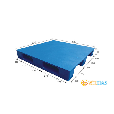 Ergonômico resistente plástico Nestable empilhável da pálete 1200x1200 do HDPE