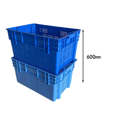 Caixas empilháveis plásticas do armazenamento das caixas 200lbs do HDPE reciclável