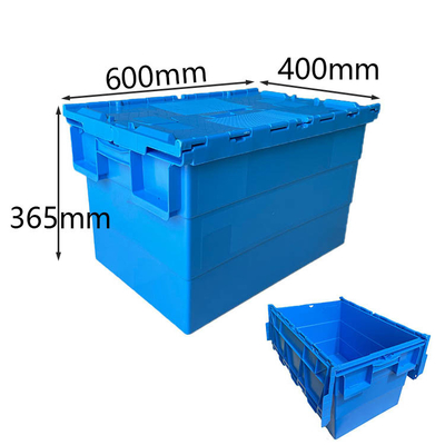 Da higiene logística plástica da caixa do HDPE do armazém caixa movente plástica 50Kg 60L