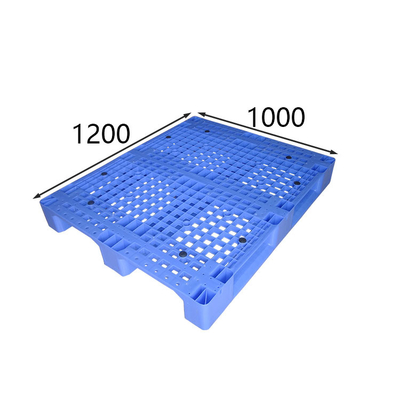 A grade Ingle azul tomou partido impacto Nestable resistente do HDPE da pálete - resistente