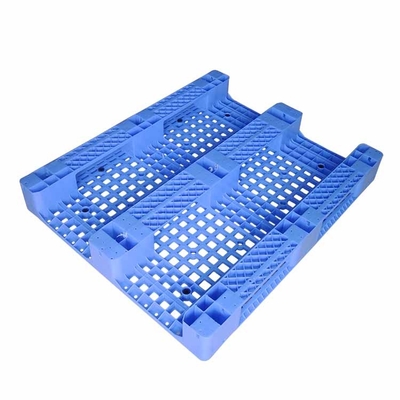 A grade Ingle azul tomou partido impacto Nestable resistente do HDPE da pálete - resistente