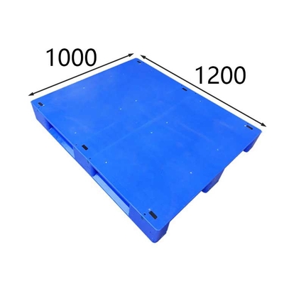 PE 1200 azul x 1000 da economia da pálete da cara do dobro do polipropileno para a empilhadeira